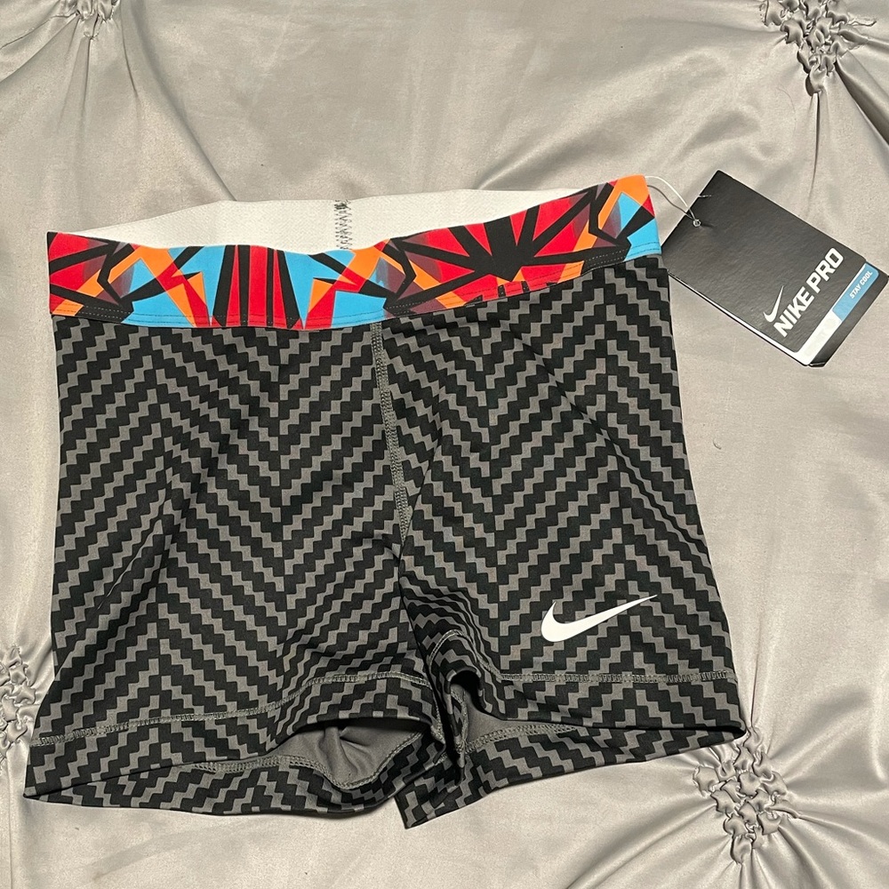 Nike spandex shorts size small.